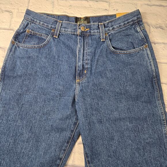 NWT Redhead Men's Jeans Bootcut size 34/30 Made in Mexico 100% cotton - Picture 9 of 13